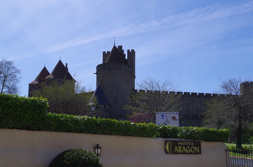 Hotel L'Aragon การ์กาซอน ภายนอก รูปภาพ